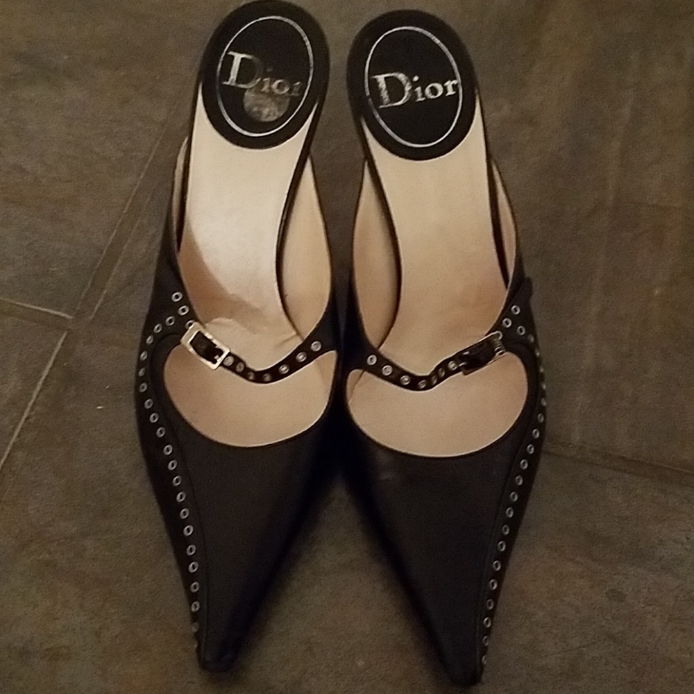 Christian Dior leather heels